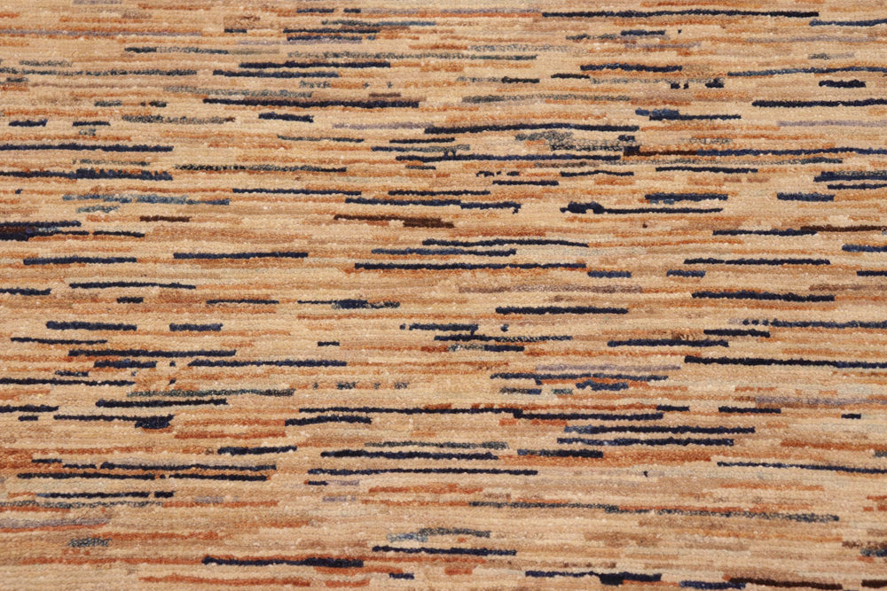 handmade Modern Gabbeh Tan Beige Hand Knotted RECTANGLE 100% WOOL area rug 6' x 9'