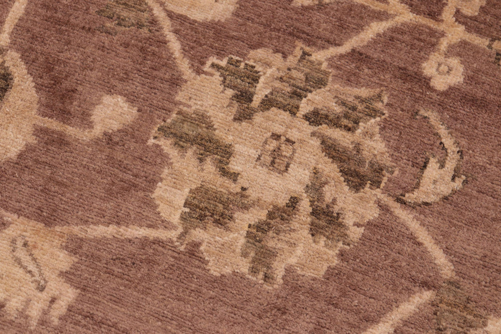 handmade Traditional Kafkaz Brown Tan Hand Knotted RECTANGLE 100% WOOL area rug 6x9