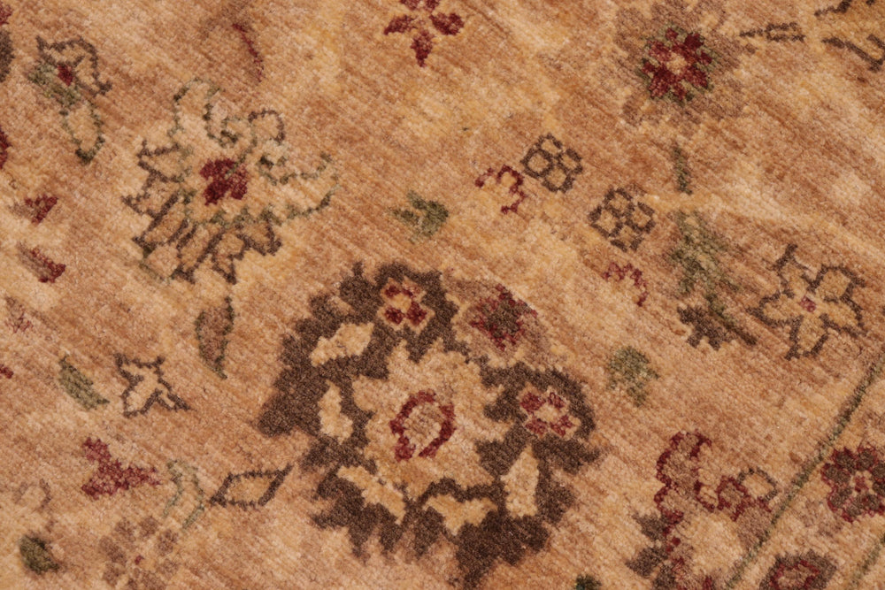 handmade Traditional Kafkaz Tan Beige Hand Knotted RECTANGLE 100% WOOL area rug 6x9