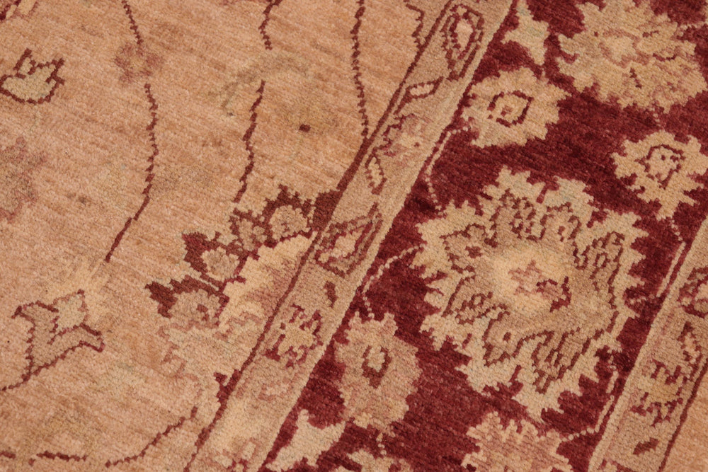 handmade Traditional Kafkaz Brown Red Hand Knotted RECTANGLE 100% WOOL area rug 6x9