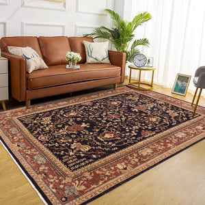 handmade Transitional Kafkaz Blue Brown Hand Knotted RECTANGLE 100% WOOL area rug 10' x 14'