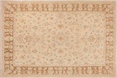 handmade Traditional Kafkaz Beige Brown Hand Knotted RECTANGLE 100% WOOL area rug 10x14