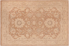 handmade Traditional Kafkaz Brown Tan Hand Knotted RECTANGLE 100% WOOL area rug 10x14