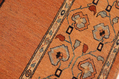 handmade Traditional Antique Rust Blue Hand Knotted RECTANGLE 100% WOOL area rug 8' x 11'