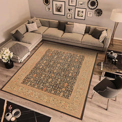 handmade Transitional Kafkaz Drk.green Beige Hand Knotted RECTANGLE 100% WOOL area rug 8x10