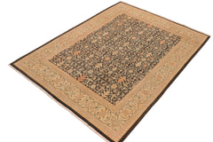 handmade Transitional Kafkaz Drk.green Beige Hand Knotted RECTANGLE 100% WOOL area rug 8x10