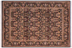 handmade Transitional Internation Black Black Hand Knotted RECTANGLE 100% WOOL area rug 9x12