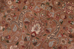 handmade Transitional  Drk. Blue Lt. Green Hand Knotted RECTANGLE 100% WOOL area rug 9x12