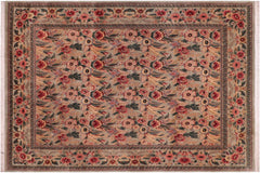 handmade Transitional  Lt. Green Lt. Green Hand Knotted RECTANGLE 100% WOOL area rug 9x12
