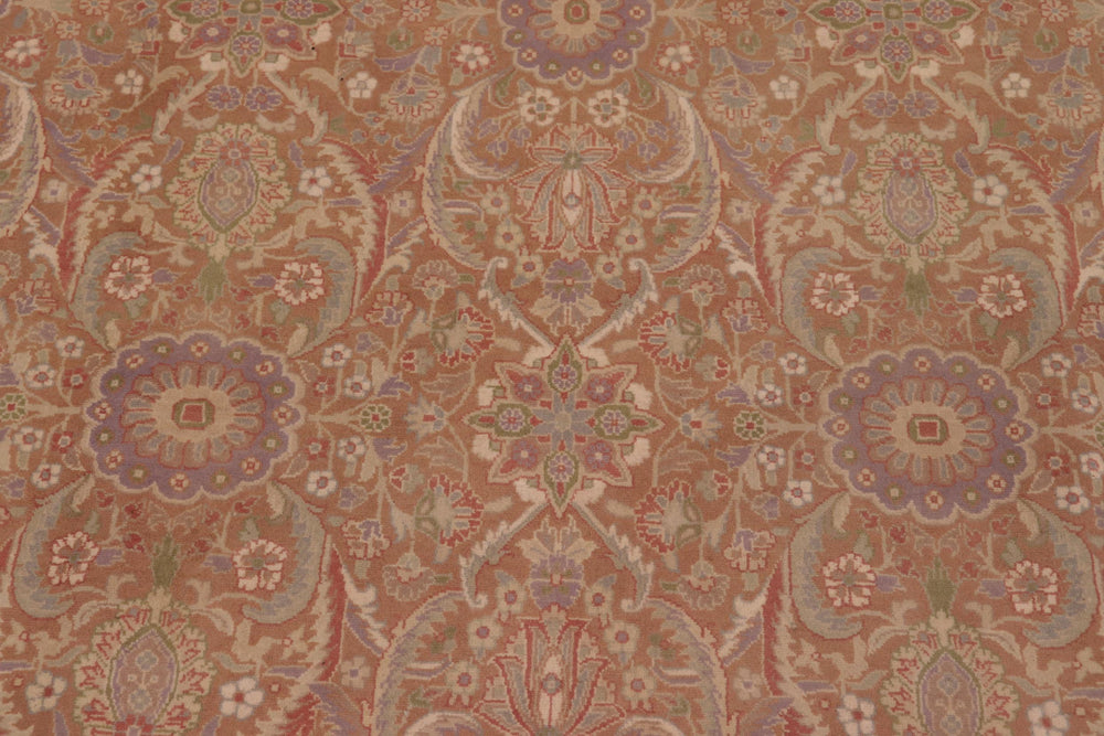 handmade Transitional Kafkaz Brown Lt. Tan Hand Knotted RECTANGLE 100% WOOL area rug 9x12