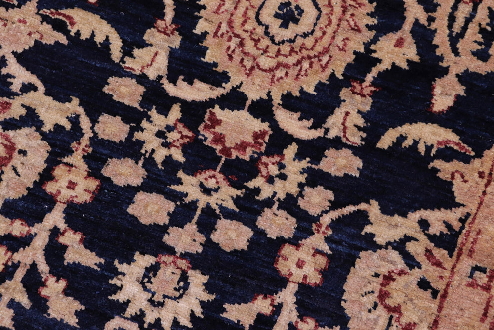 handmade Transitional Kafkaz Blue Red Hand Knotted SQUARE 100% WOOL area rug 8' x 8'