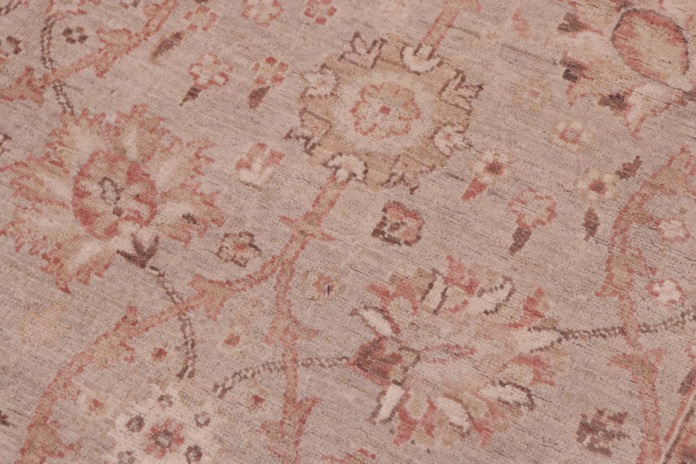 handmade Traditional Kafkaz Lt. Blue Ivory Hand Knotted SQUARE 100% WOOL area rug 6x6