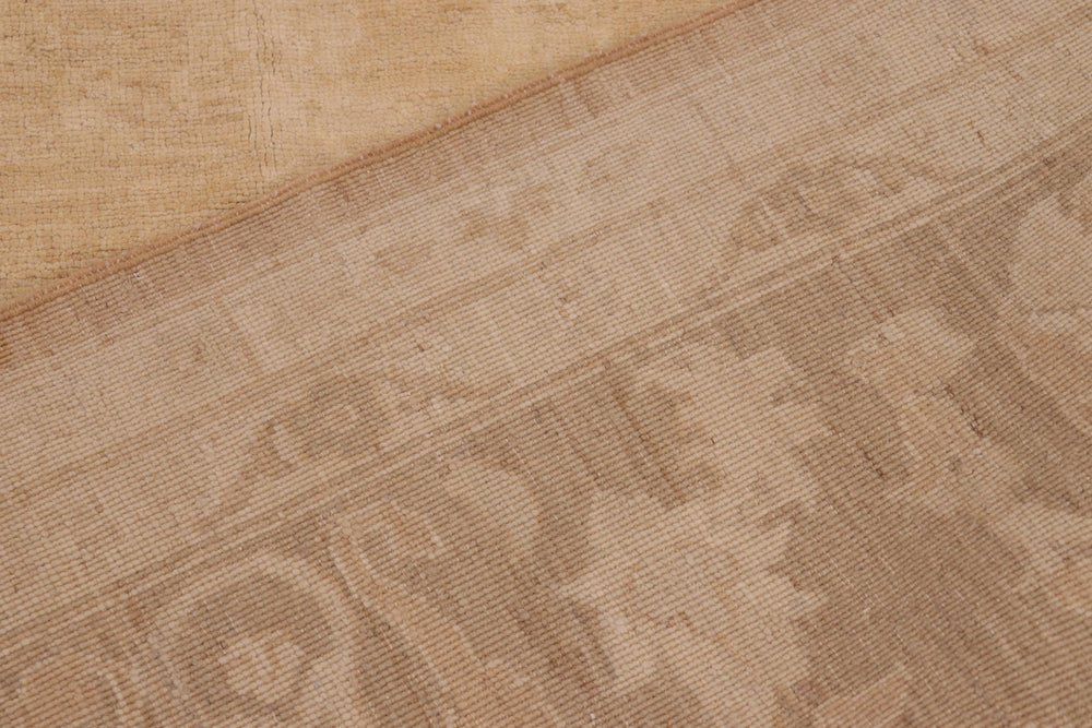 handmade Modern Kafkaz Brown Tan Hand Knotted RECTANGLE 100% WOOL area rug 10' x 14'