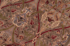 handmade Transitional Mujahid Lt. Green Red Hand Knotted RECTANGLE 100% WOOL area rug 9x12