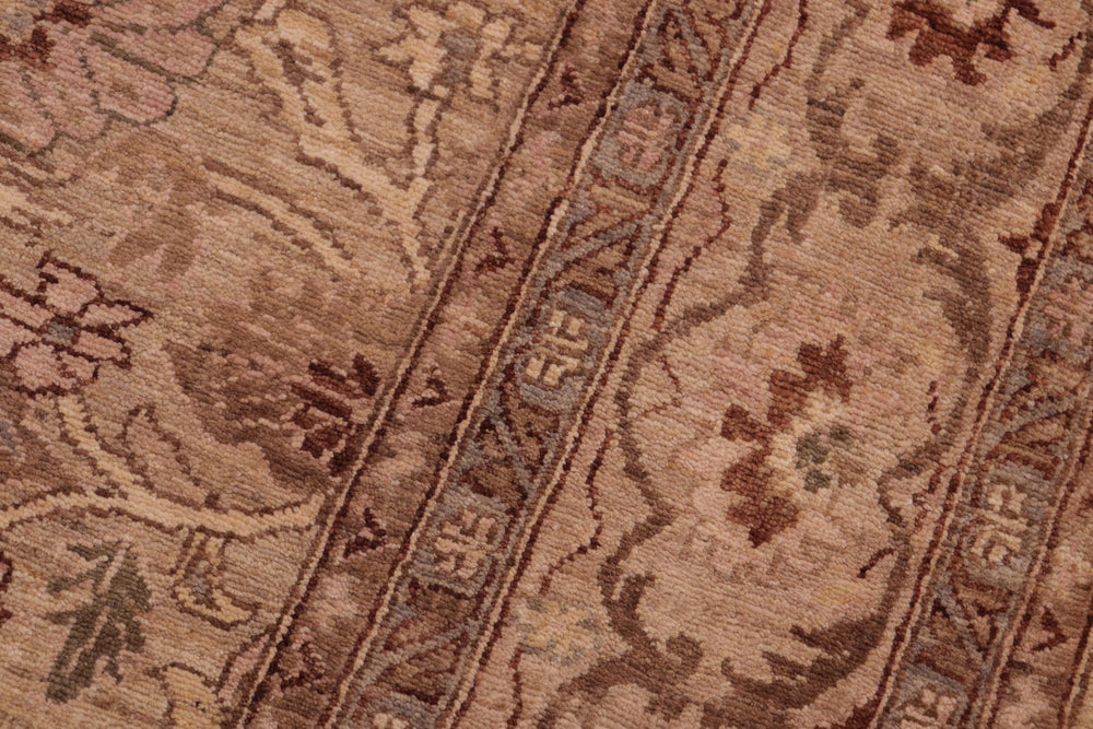 handmade Traditional Kafkaz Tan Gray Hand Knotted RECTANGLE 100% WOOL area rug 6x9