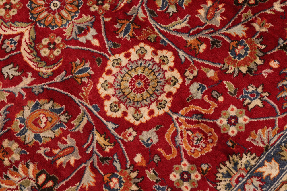handmade Transitional New Asif Red Green Hand Knotted RECTANGLE 100% WOOL area rug 10x14