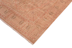 handmade Traditional Tajdar Tan Tan Hand Knotted RECTANGLE 100% WOOL area rug 8x9