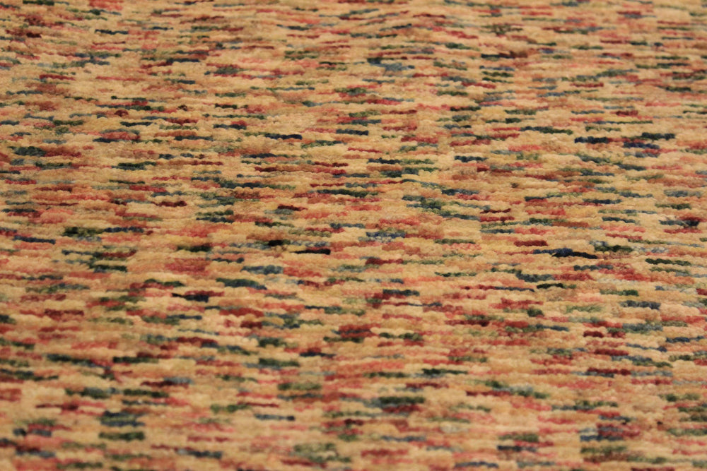 handmade Modern Gabbeh Tan Blue Hand Knotted RECTANGLE 100% WOOL area rug 3' x 5'
