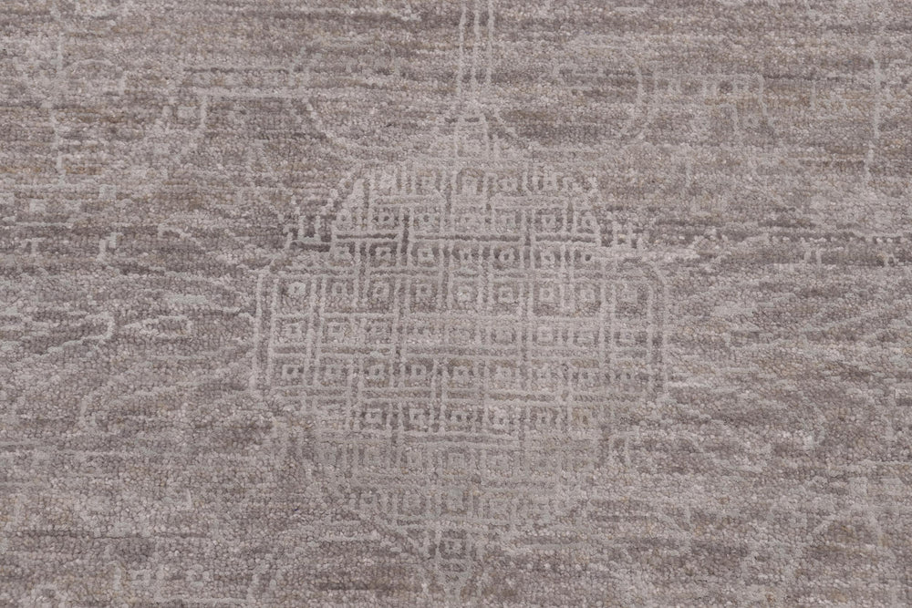 handmade Modern Kafkaz Gray Blue Hand Knotted RECTANGLE 100% WOOL area rug 12' x 15'