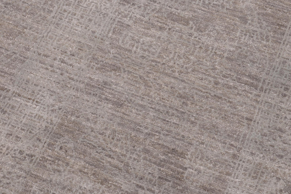 handmade Modern Kafkaz Gray Blue Hand Knotted RECTANGLE 100% WOOL area rug 12' x 15'
