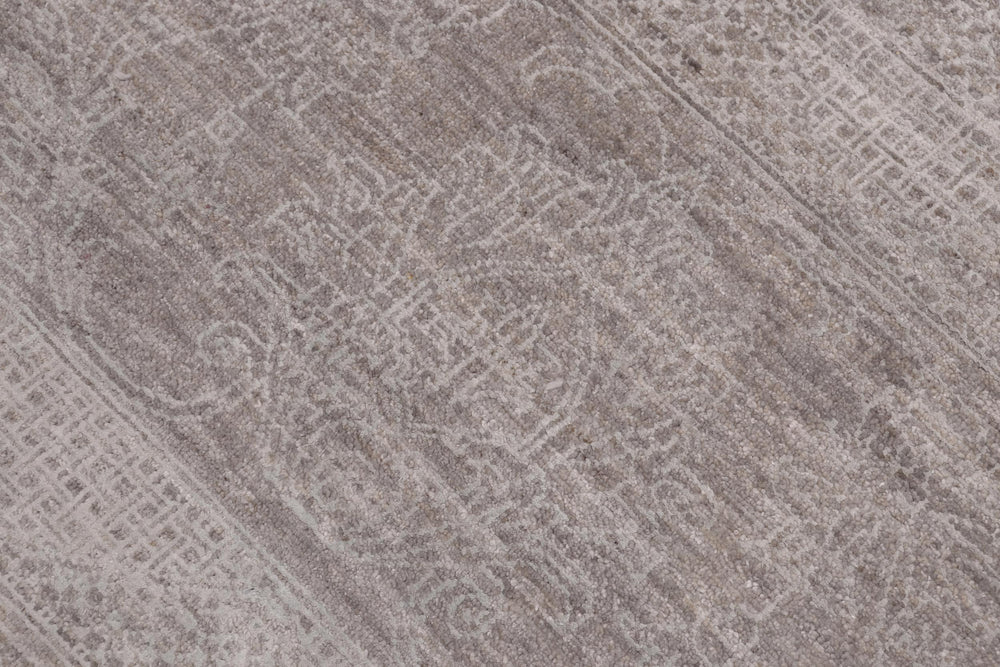 handmade Modern Kafkaz Gray Blue Hand Knotted RECTANGLE 100% WOOL area rug 12' x 15'