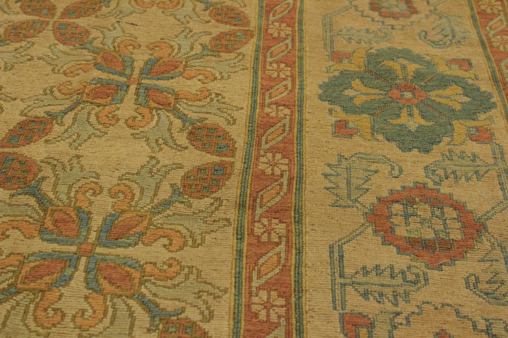 handmade Geometric Soumakh Beige Brown Hand-Woven RECTANGLE 100% WOOL area rug 8 x 10