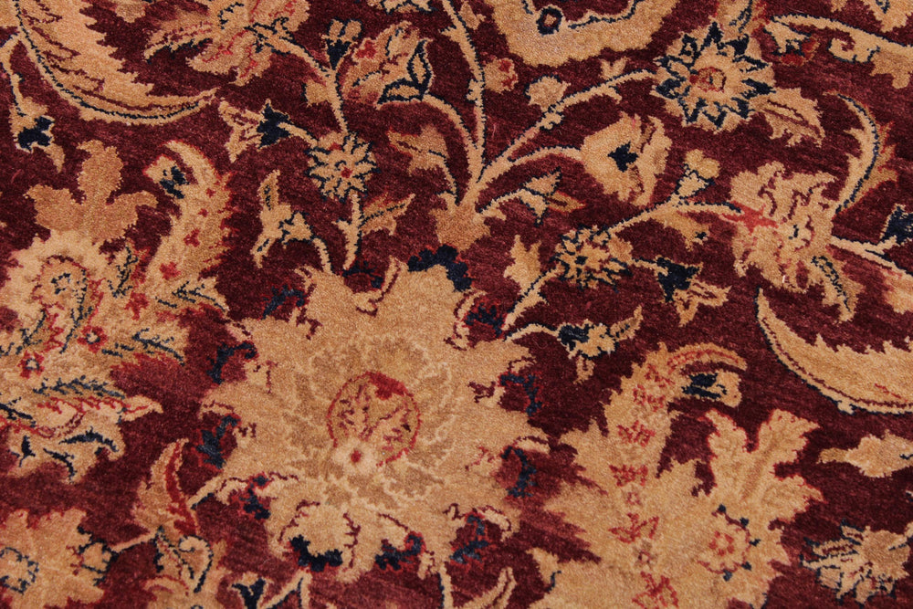 handmade Traditional Tabriz Red Blue Hand Knotted RECTANGLE 100% WOOL area rug 9x12