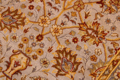 handmade Transitional  Lt. Gray Lt. Green Hand Knotted RECTANGLE 100% WOOL area rug 9' x 12'