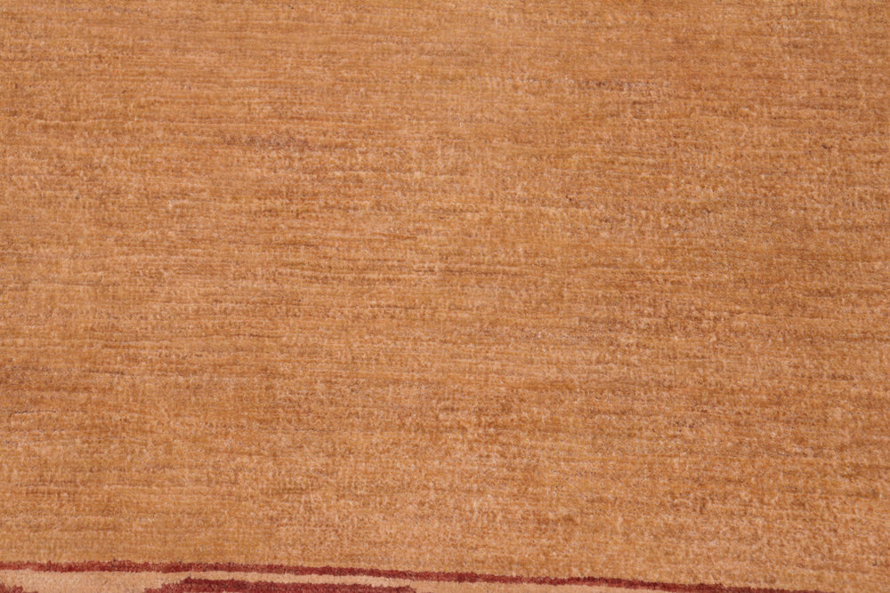 handmade Modern Kafkaz Green Ivory Hand Knotted RECTANGLE 100% WOOL area rug 9' x 10'