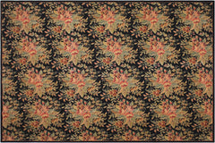 Antique Renaissance Floral Needle Point Vanda Rug - 7'6'' x 9'4''
