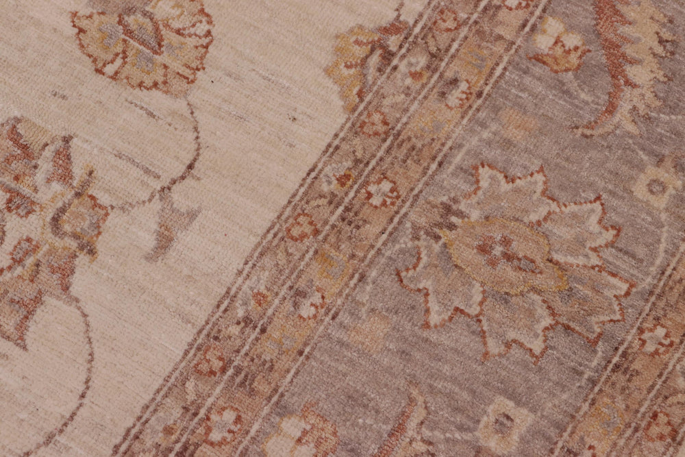 handmade Traditional Kafkaz Beige Blue Hand Knotted RECTANGLE 100% WOOL area rug 8x10