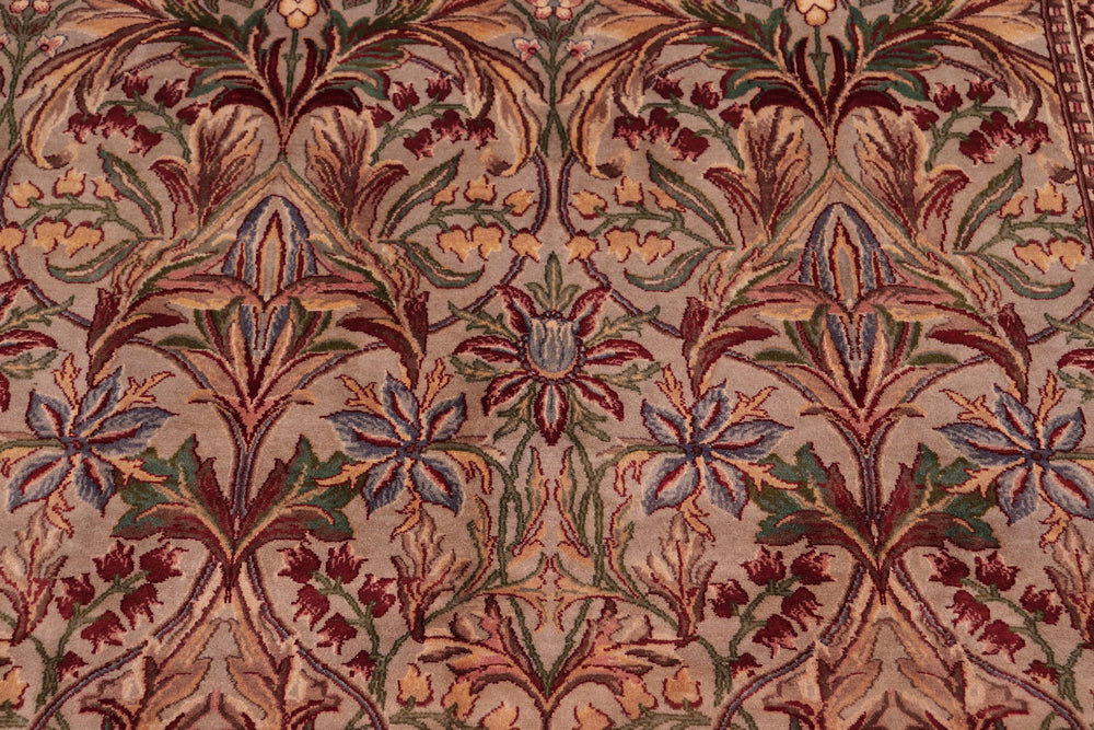 handmade Transitional Internation Lt. Gray Lt. Gray Hand Knotted RECTANGLE 100% WOOL area rug 9x12