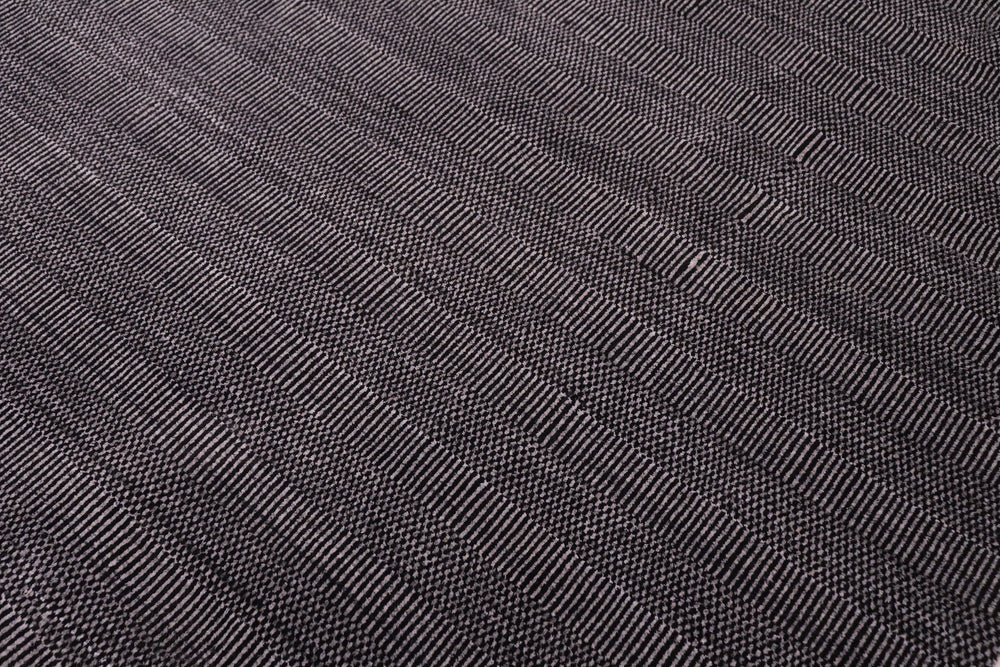 handmade Modern Grass Black Gray Hand-made RECTANGLE 100% WOOL area rug 9' x 12'