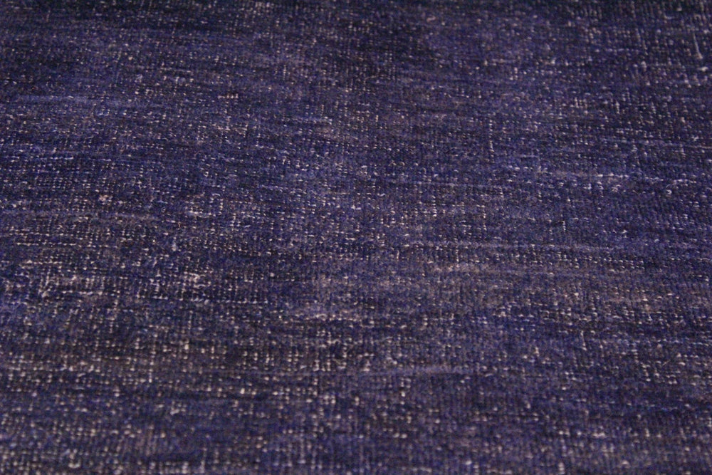 handmade Over Dyed Over Dyed Purple Purple Hand Knotted RECTANGLE 100% WOOL area rug 9' x 12'