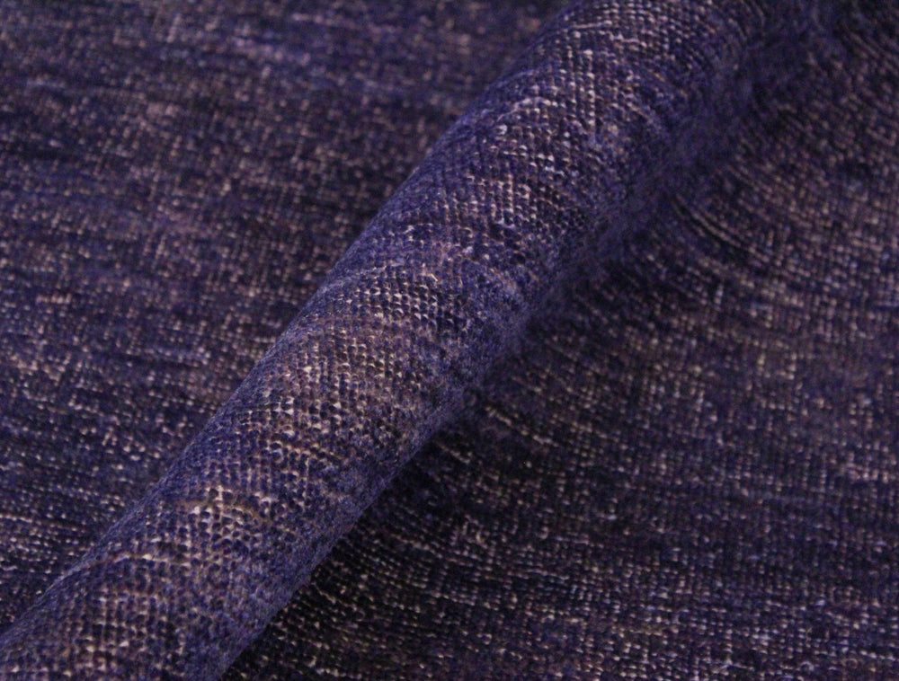 handmade Over Dyed Over Dyed Purple Purple Hand Knotted RECTANGLE 100% WOOL area rug 9' x 12'