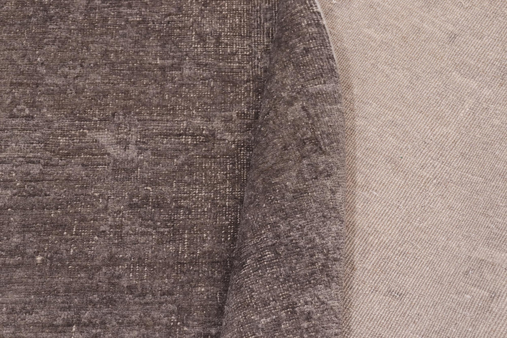 handmade Over Dyed Over Dyed Lt. Gray Lt. Gray Hand Knotted RECTANGLE 100% WOOL area rug 8' x 10'