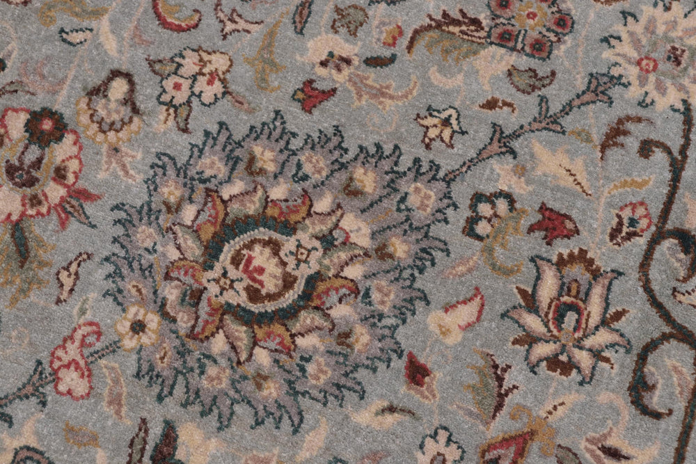 handmade Traditional  Lt. Blue  Hand Knotted  100% WOOL area rug 12' x 18'