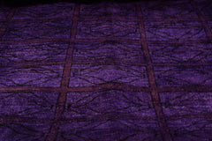 handmade Over Dyed Over Dyed Purple Red Hand Knotted RECTANGLE 100% WOOL area rug 5' x 6'