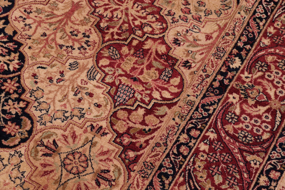 handmade Traditional Compartment Red Red Hand Knotted RECTANGLE 100% WOOL area rug 6x9