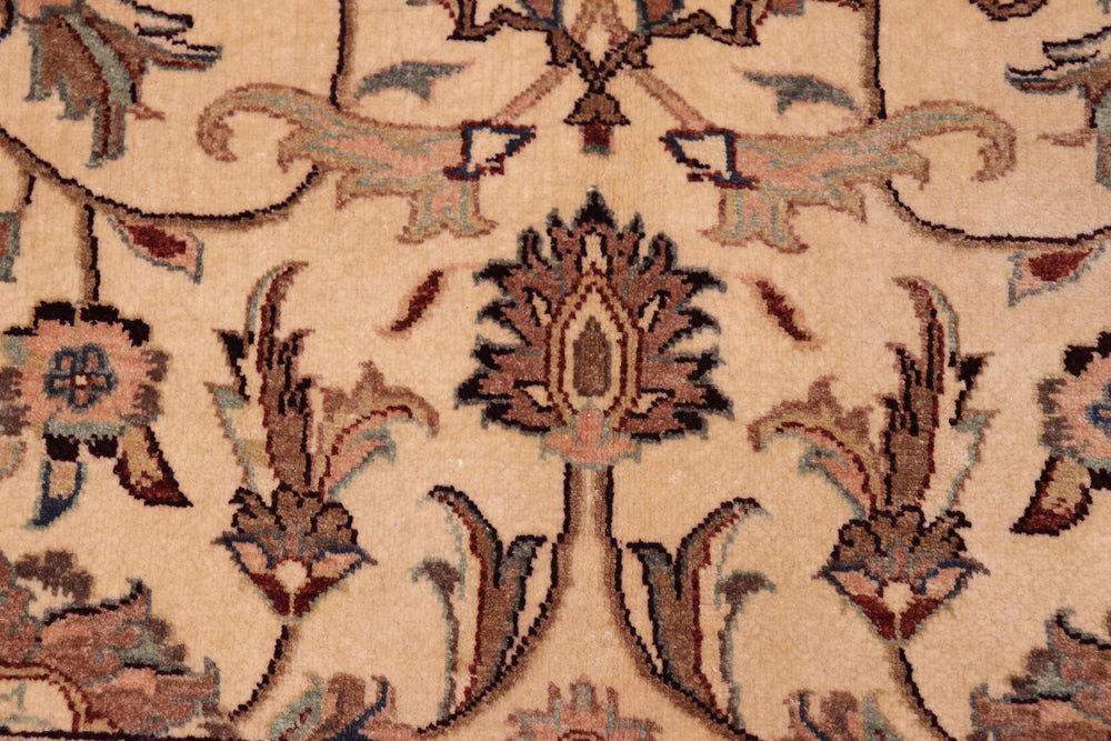 handmade Traditional Kafkaz Ivory Ivory Hand Knotted RECTANGLE 100% WOOL area rug 6' x 9'