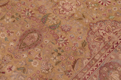 handmade Transitional Sultanabad Gold Gray Hand Knotted RECTANGLE 100% WOOL area rug 6x9