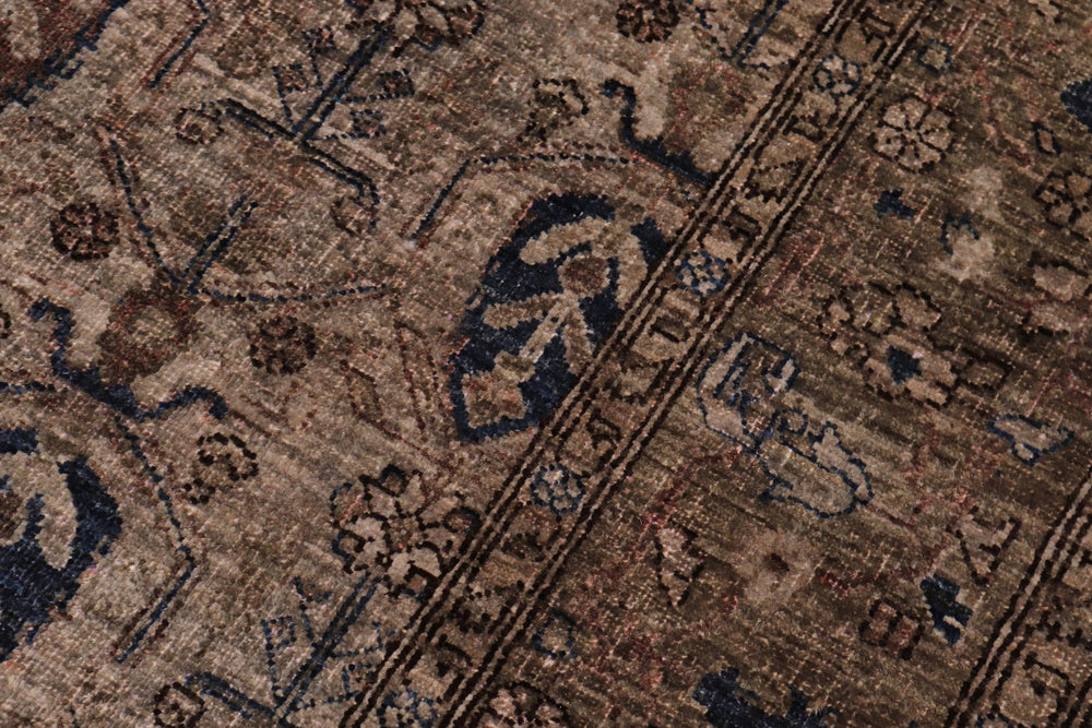 handmade Over Dyed Over Dyed Gray Gray Hand Knotted RECTANGLE 100% WOOL area rug 8' x 10'