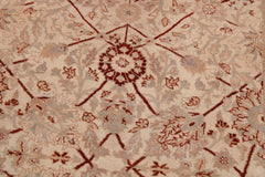 handmade Traditional Design Lt. Tan Tan Hand Knotted RECTANGLE 100% WOOL area rug 6' x 9'