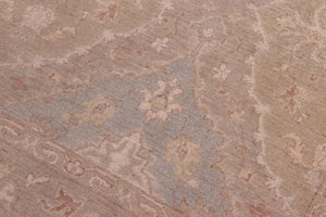 handmade Transitional Kafkaz Lt. Green Lt. Gray Hand Knotted RECTANGLE 100% WOOL area rug 8' x 10'