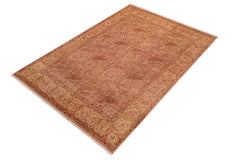 handmade Transitional William Tan Gold Hand Knotted RECTANGLE 100% WOOL area rug 8x10
