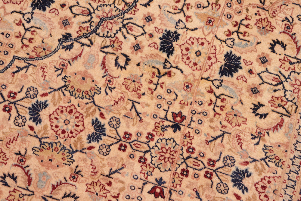 handmade Traditional Tabriz Beige Red Hand Knotted RECTANGLE 100% WOOL area rug 8x10