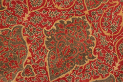 handmade Transitional Veg Dye Rust Green Hand Knotted RECTANGLE 100% WOOL area rug 8x10