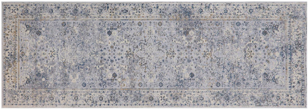 handmade Transitional Vintage Gray Beige Machine Made RECTANGLE POLYESTER area rug 3x5