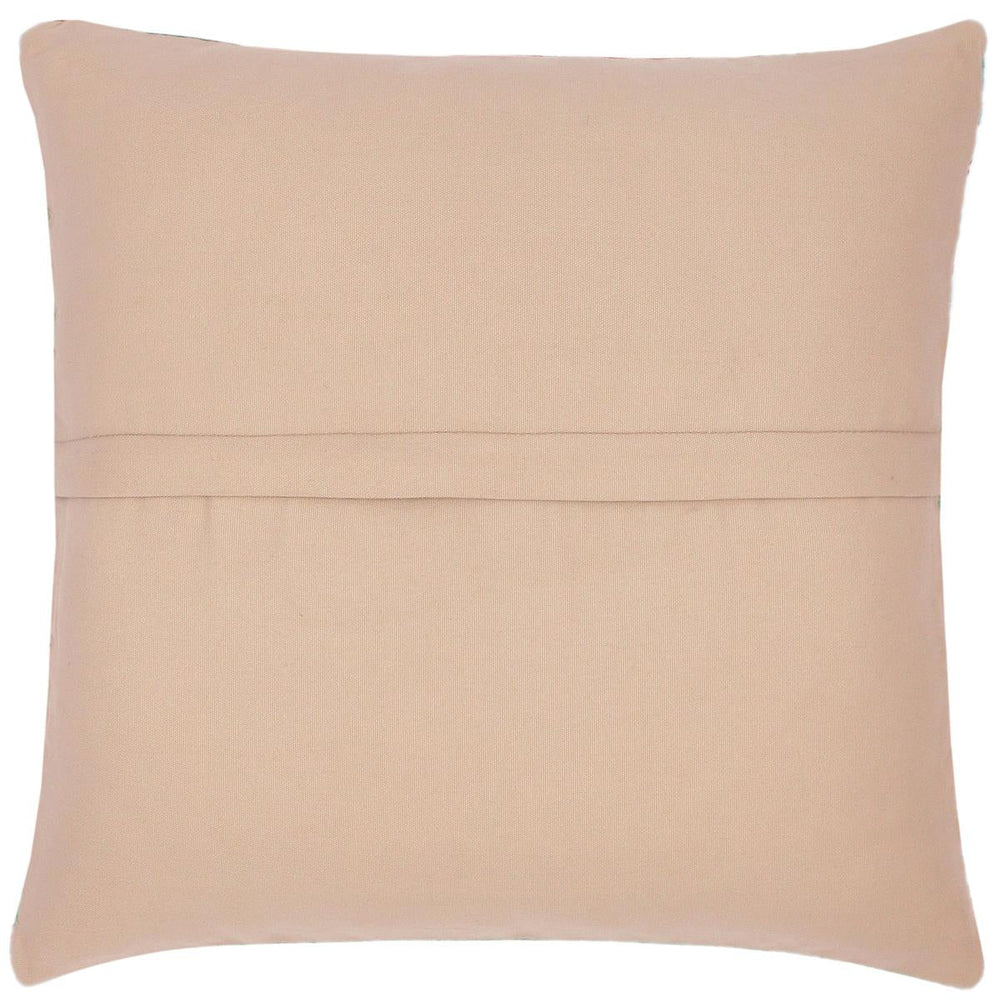 handmade Traditional Pillow Blue Beige Hand-Woven SQUARE 100% WOOL kilim throw pillow