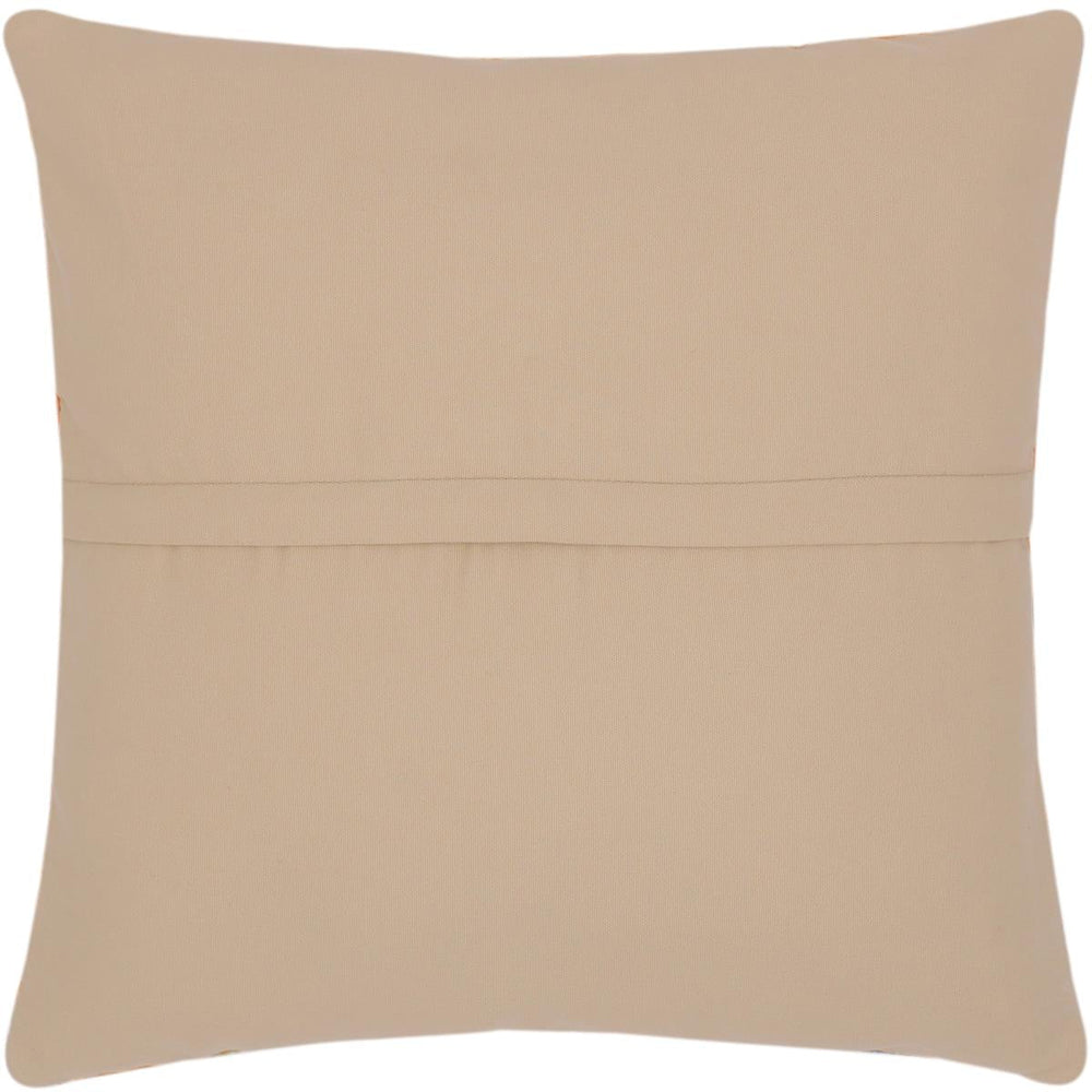 handmade Traditional Pillow Orange Brown Hand-Woven SQUARE 100% WOOL kilim throw pillow
